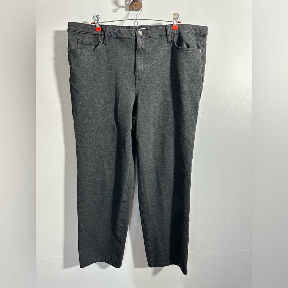 Dash Women’s 2X Plus Size Stretch Skinny Gray Stretch Pants |‎ SKU 0461